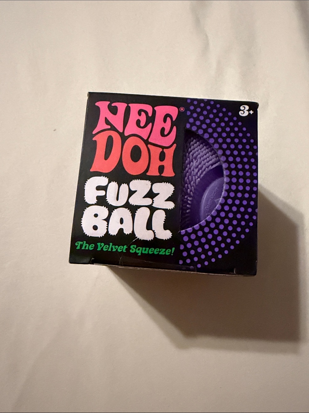 Nee Doh Fuzz Ball - Purple Velvet Squeeze